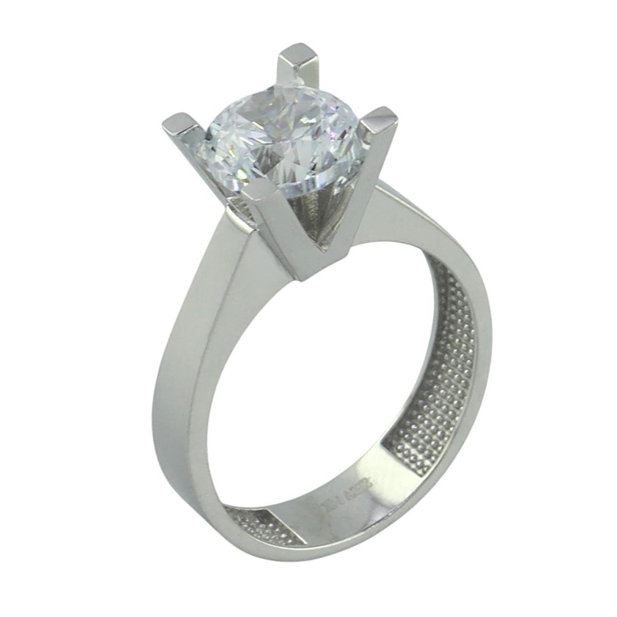 14 Ayar Altın Tektaş Yüzük  -  0193012