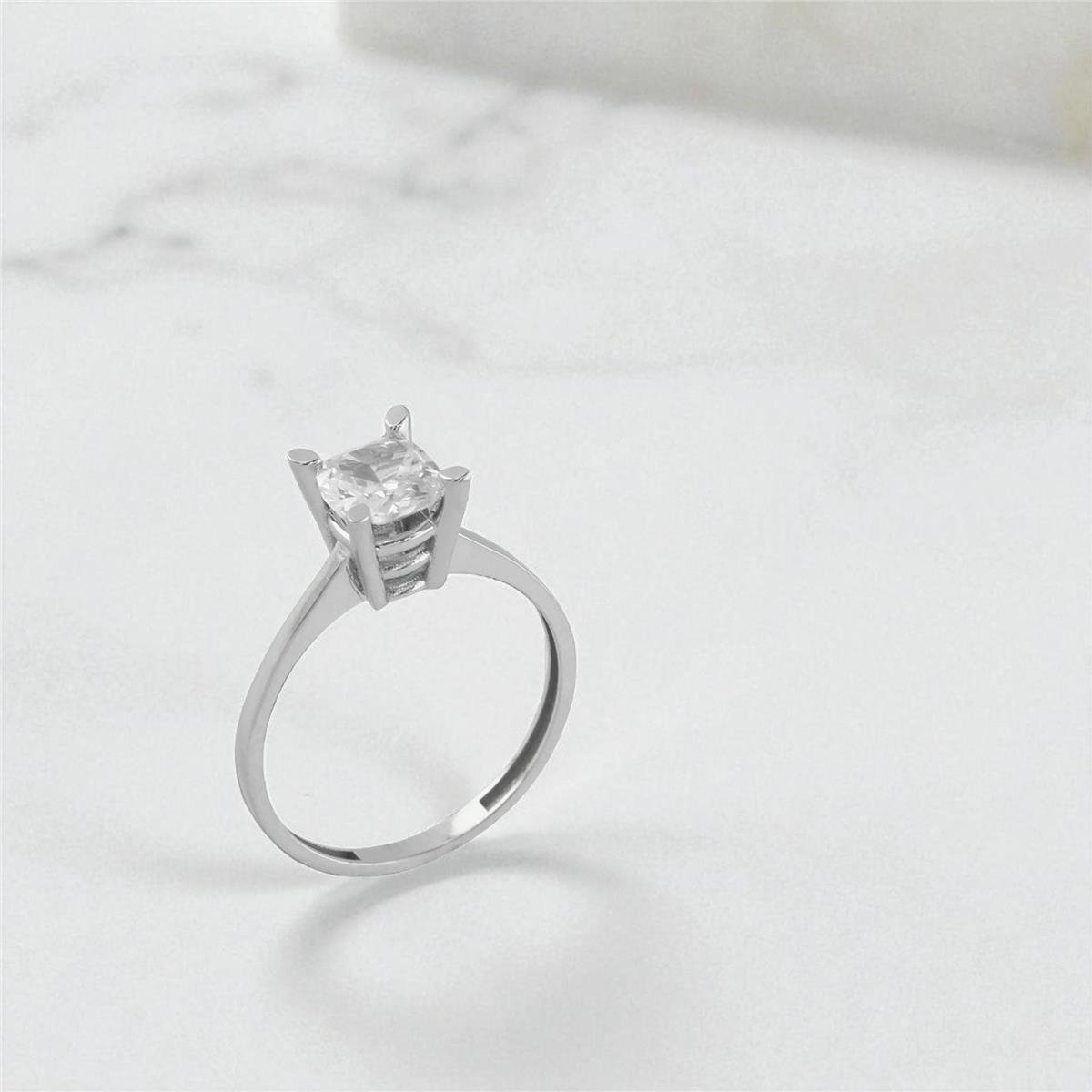 14 Ayar Altın Tektaş Yüzük  -  0196830