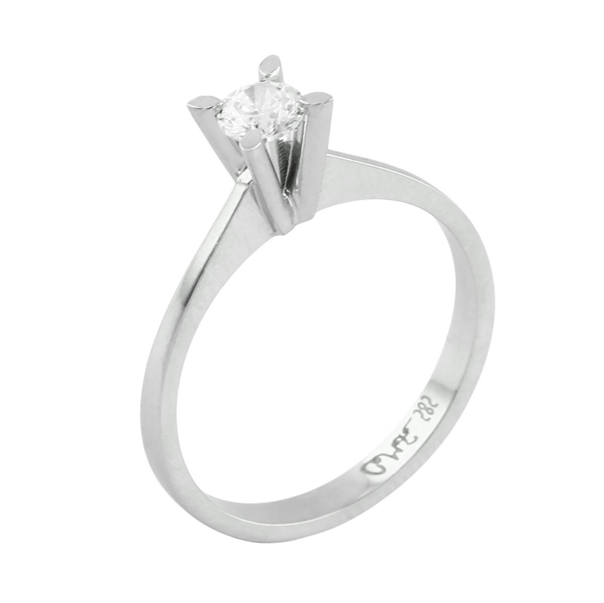 14 Ayar Altın Tektaş Yüzük  -  0198866