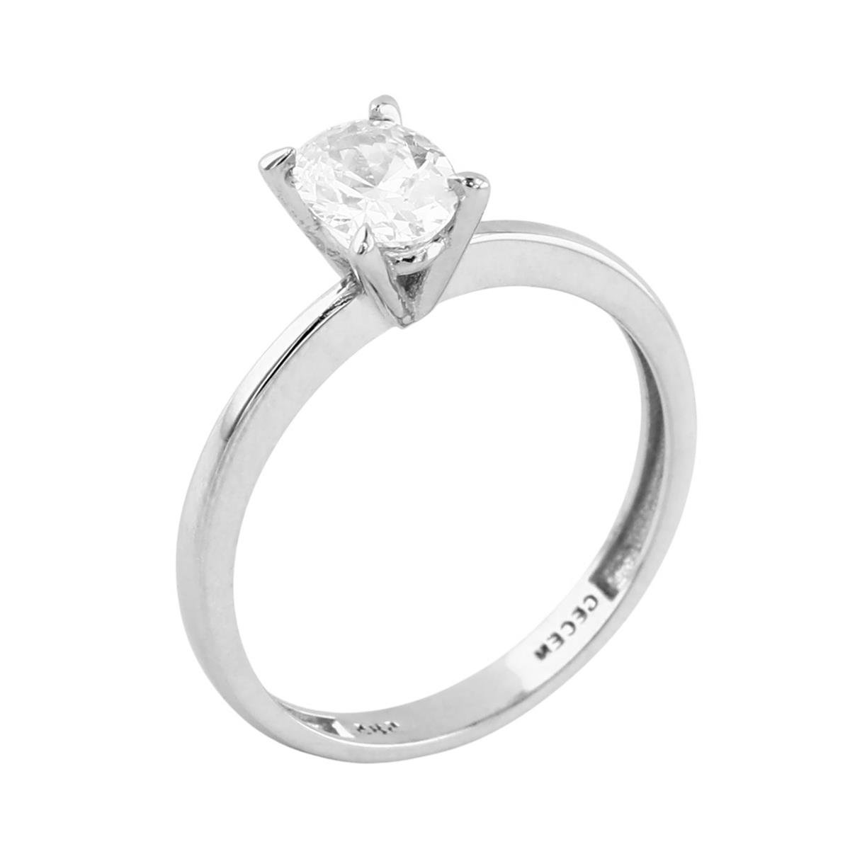 14 Ayar Altın Tektaş Yüzük  -  0198869