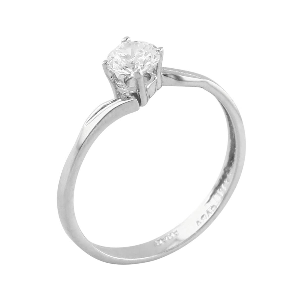 14 Ayar Altın Tektaş Yüzük  -  0198871