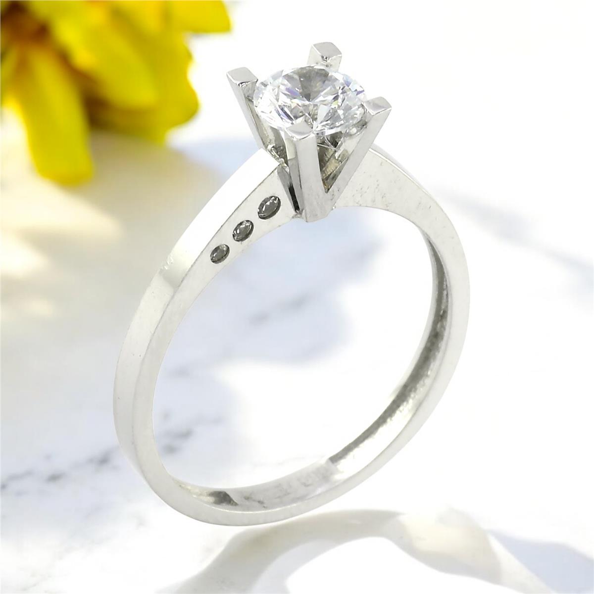 14 Ayar Altın Tektaş Yüzük  -  0201179