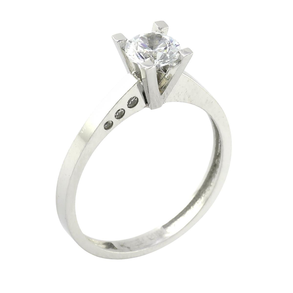 14 Ayar Altın Tektaş Yüzük  -  0201179