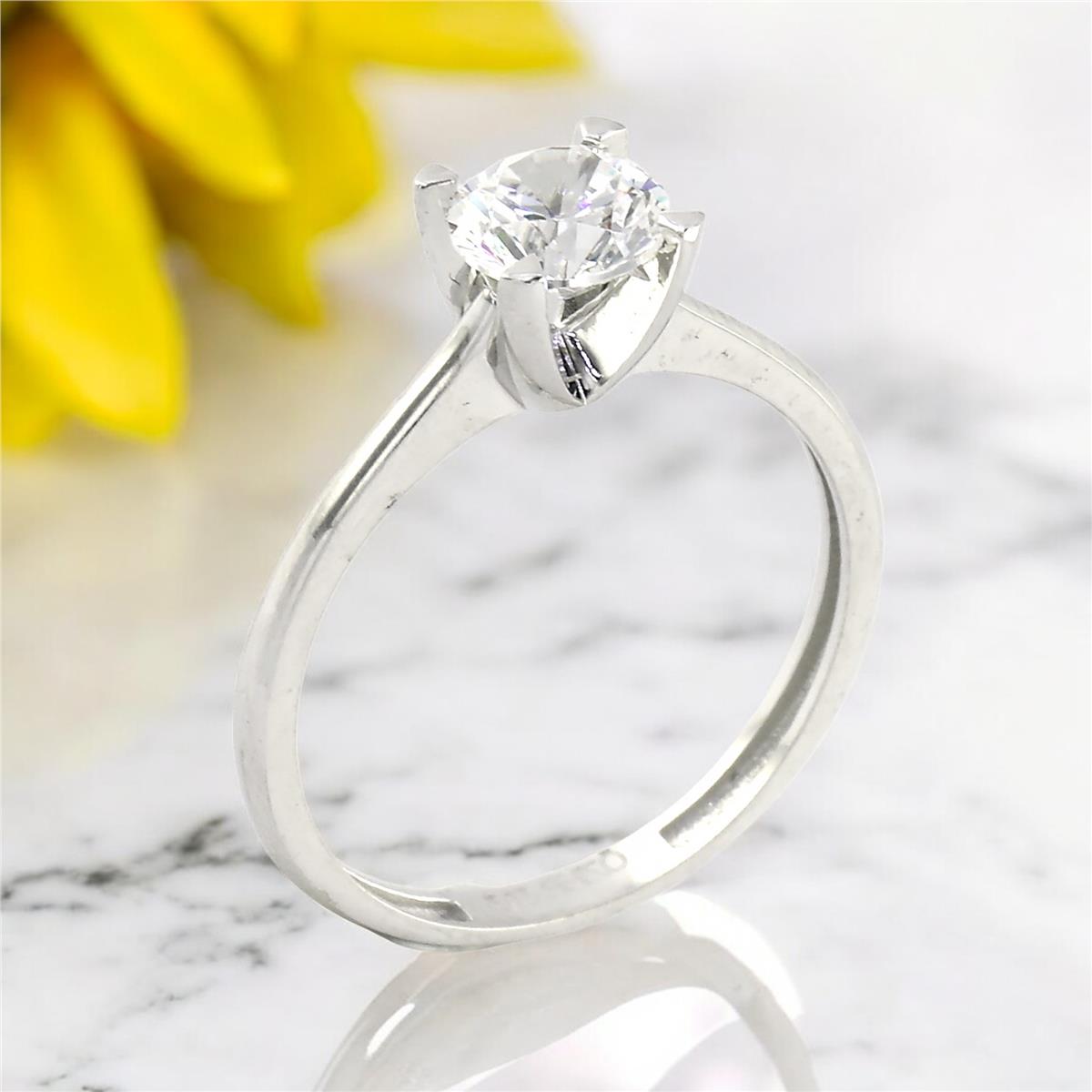 14 Ayar Altın Tektaş Yüzük  -  0201195