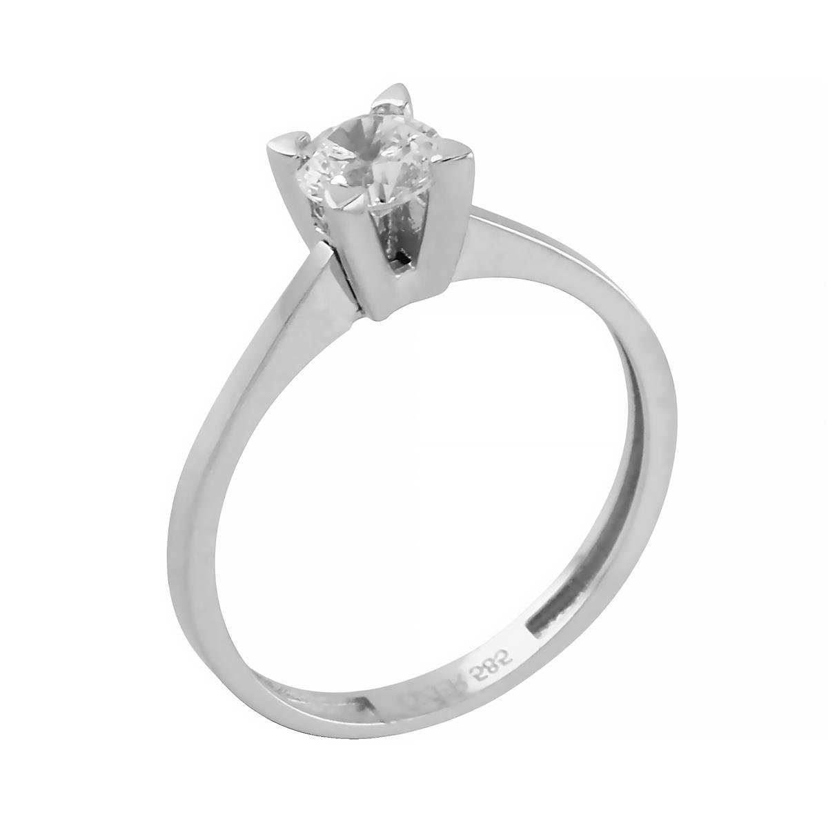 14 Ayar Altın Tektaş Yüzük  -  0202363