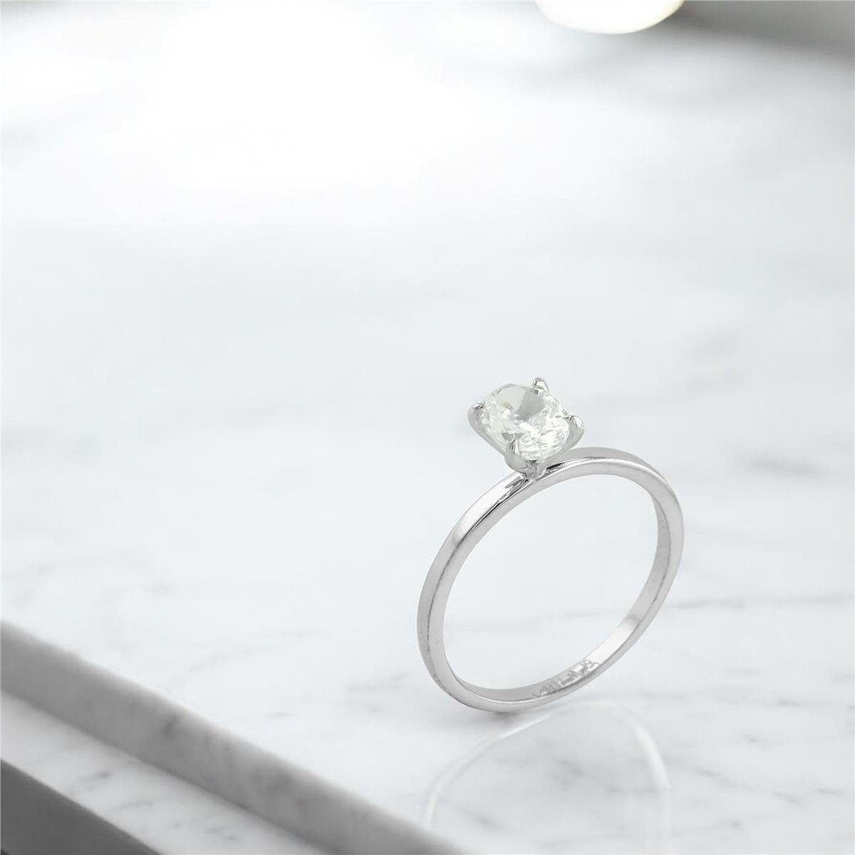 14 Ayar Altın Tektaş Yüzük  -  0205164