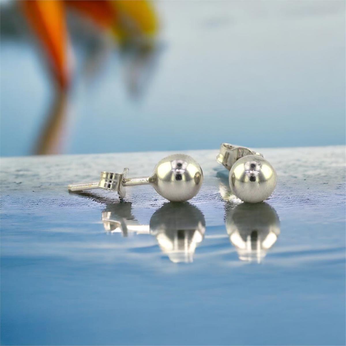 14 Ayar Altın Top Küpe  -  0175608