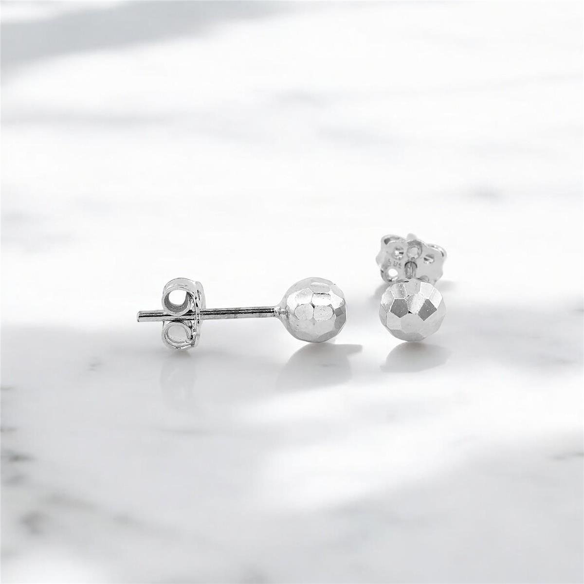 14 Ayar Altın Top Küpe  -  0192488