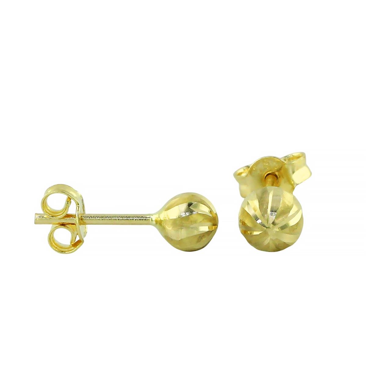 14 Ayar Altın Top Küpe  -  0201519