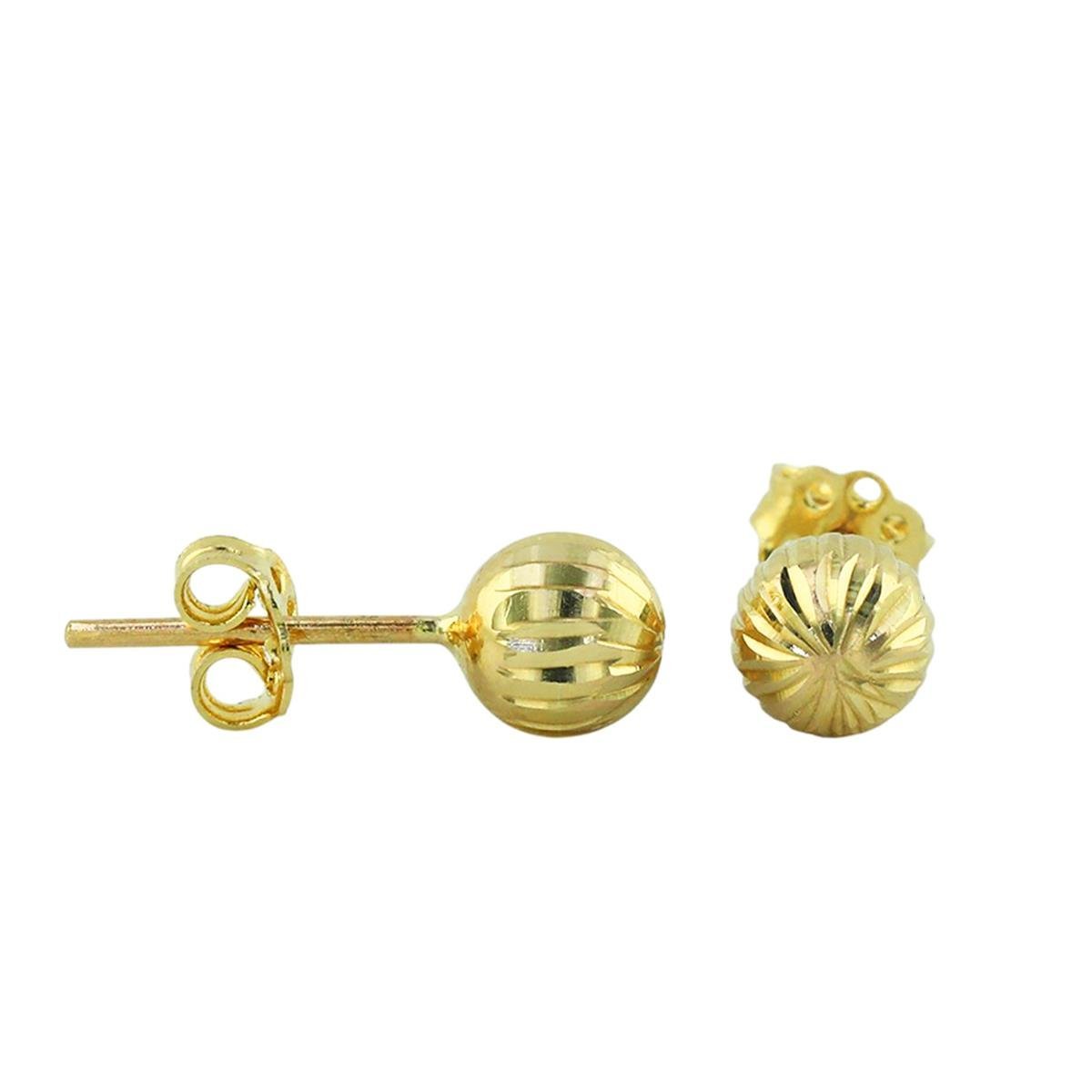 14 Ayar Altın Top Küpe  -  0202216