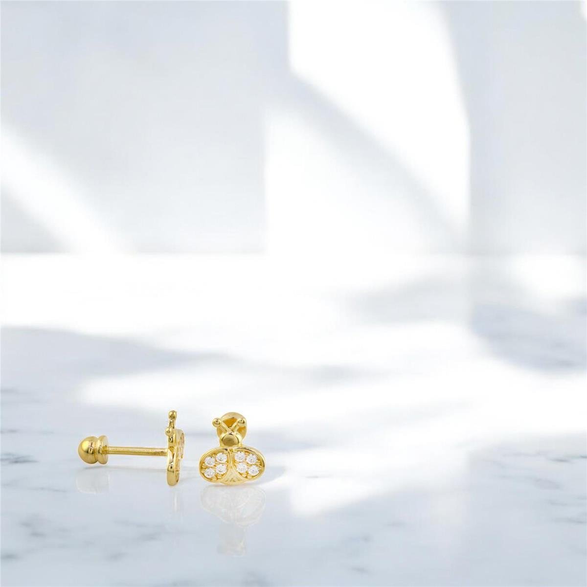 14 Ayar Altın Tragus Küpe  -  0189523