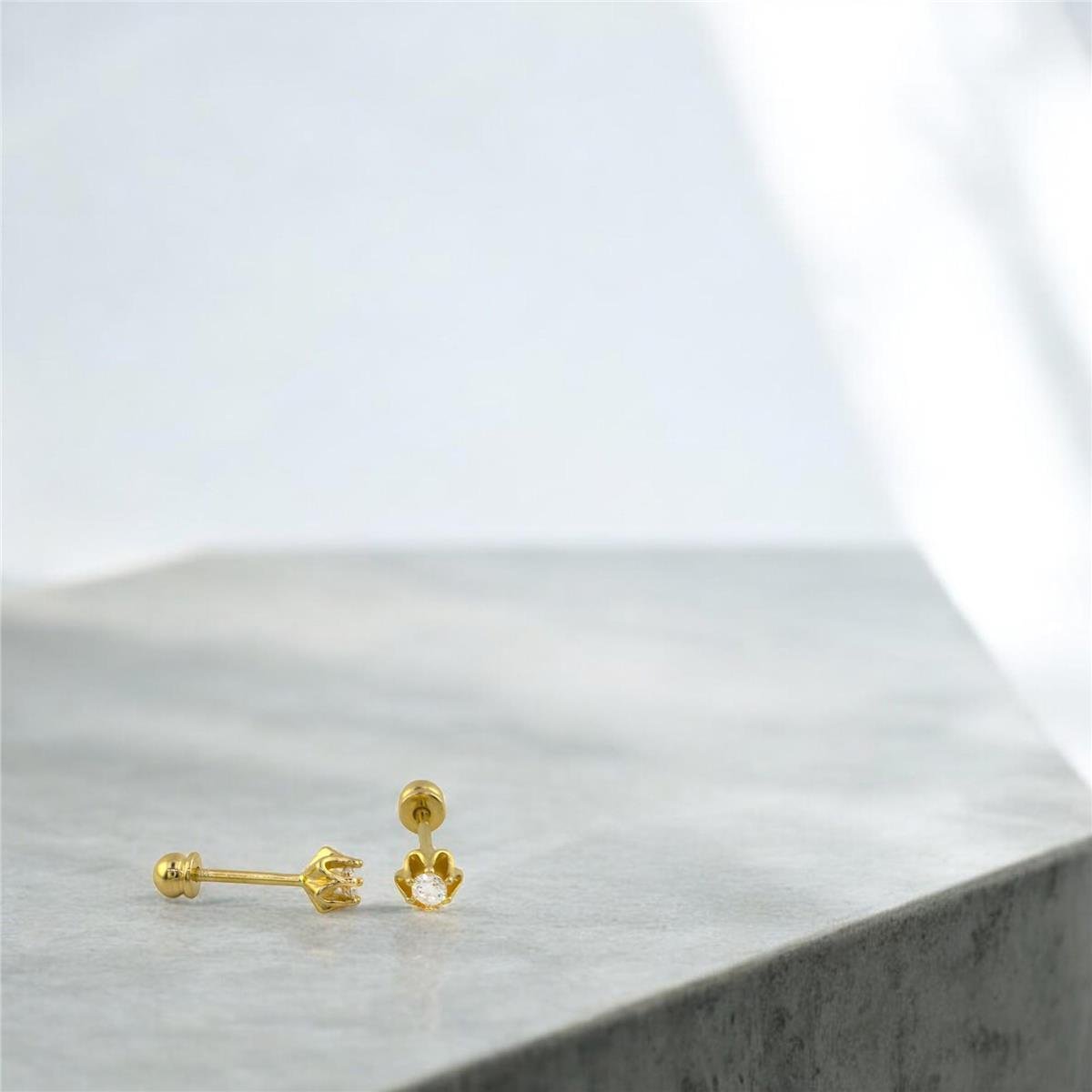 14 Ayar Altın Tragus Küpe  -  0189528