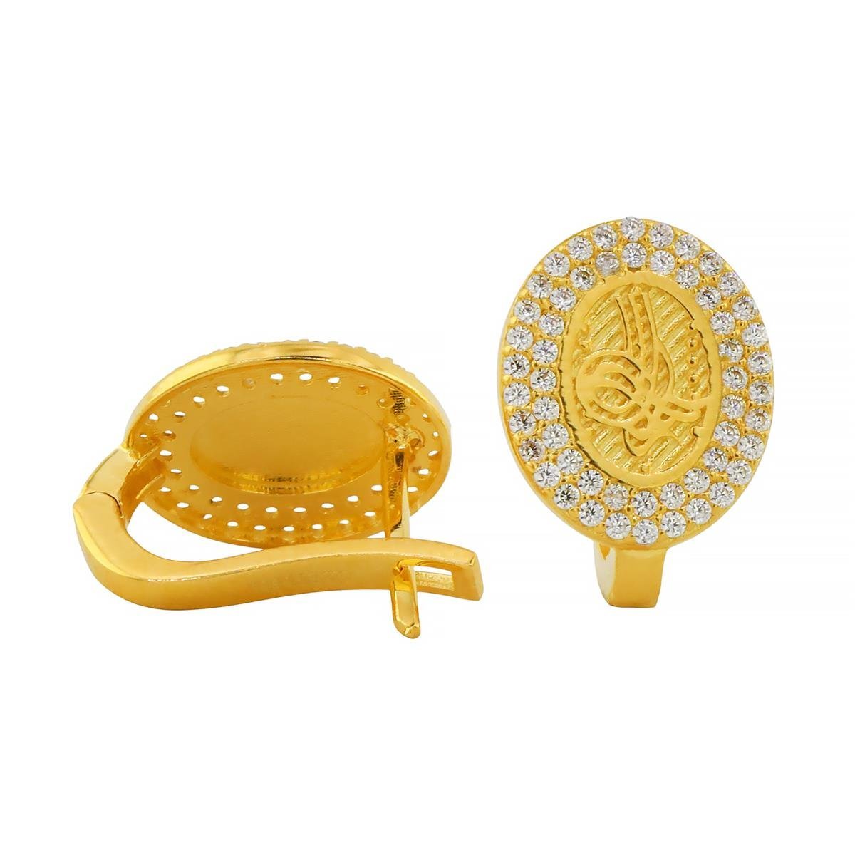 14 Ayar Altın Turalı Küpe  -  0187891