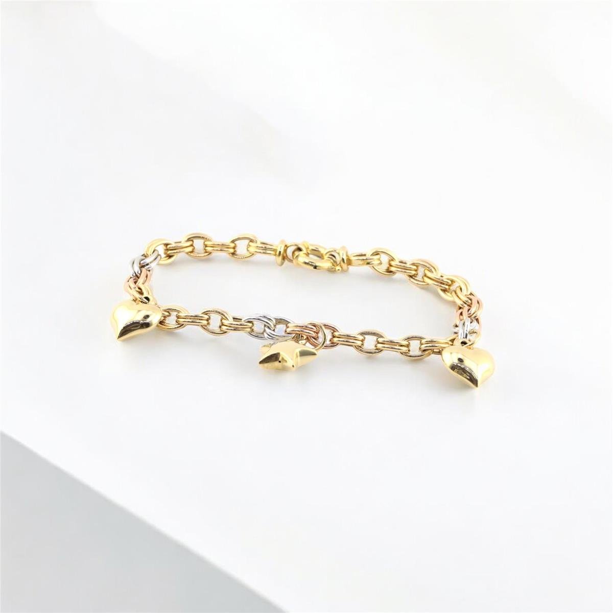 14 Ayar Altın Yıldızlı Bileklik  -  0180874