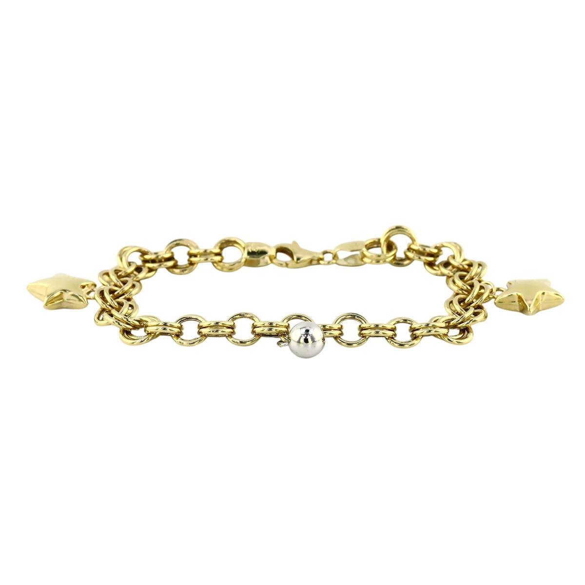 14 Ayar Altın Yıldızlı Bileklik  -  0199184