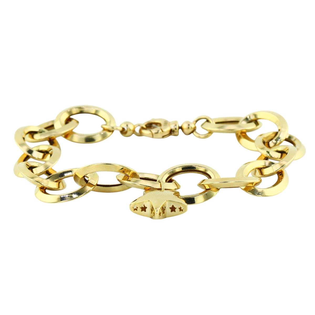 14 Ayar Altın Yıldızlı Bileklik  -  0199218