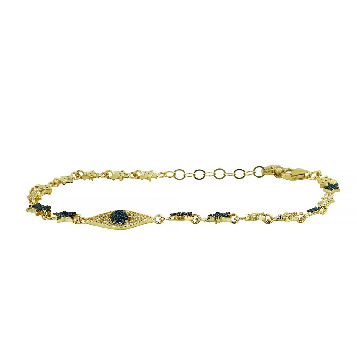 14 Ayar Altın Yıldızlı Bileklik  -  0203718