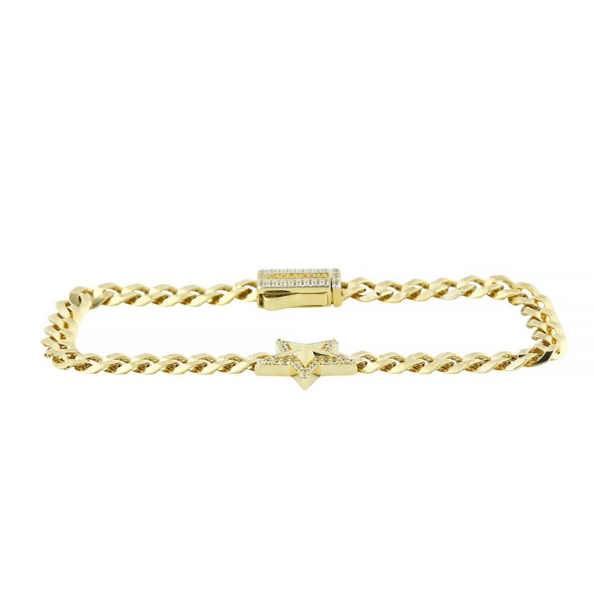 14 Ayar Altın Yıldızlı Bileklik  -  0205231