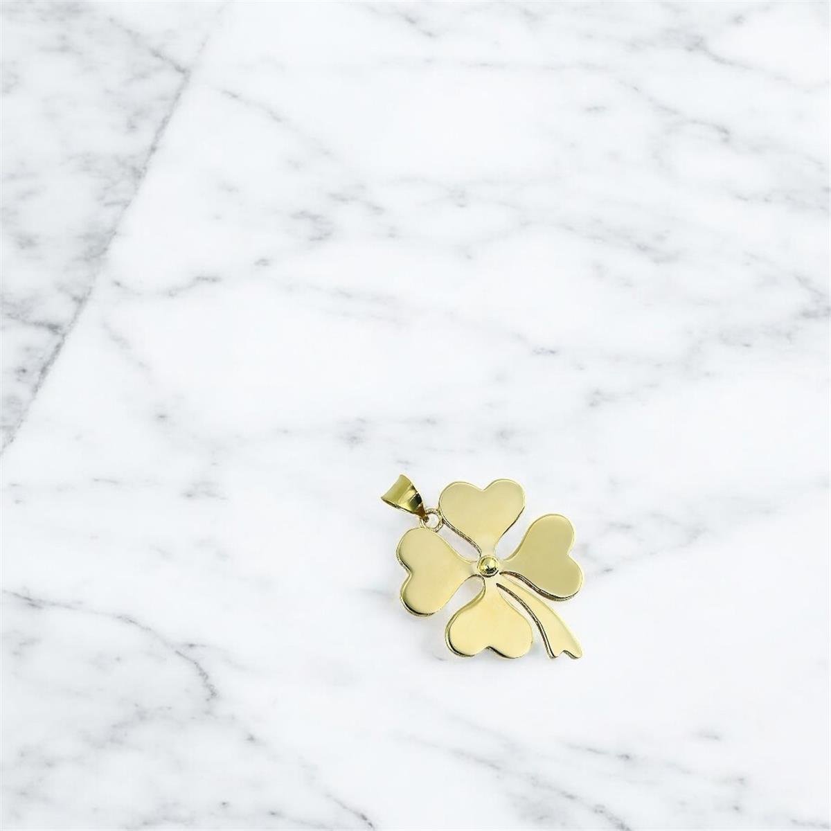 14 Ayar Altın Yonca Kolye Ucu  -  0202215