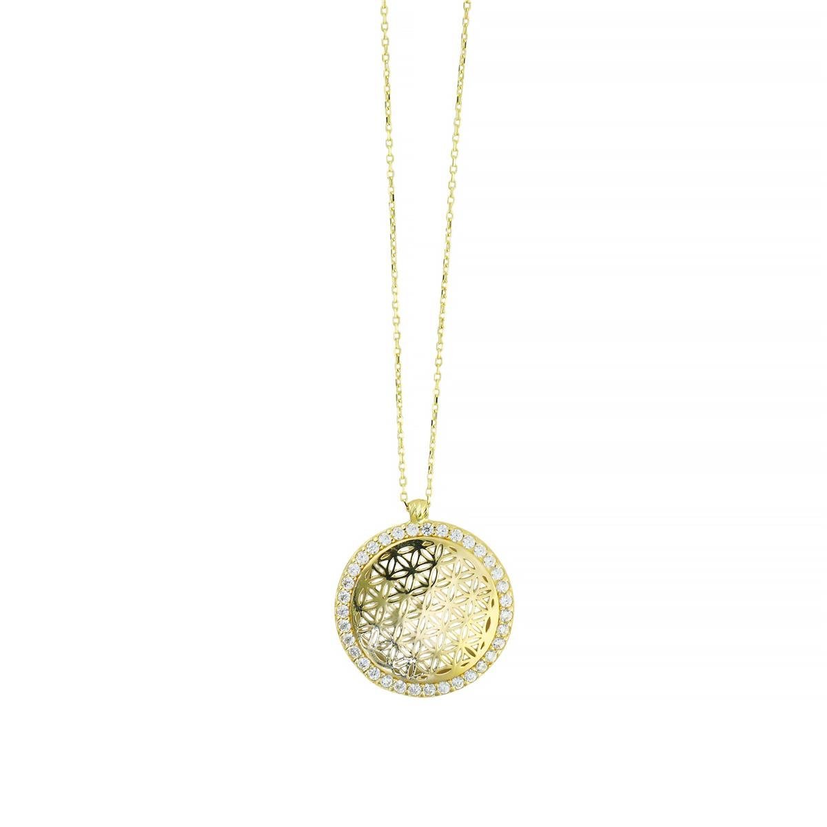 14 Ayar Altın YSM CICEGI Kolye  -  0205075