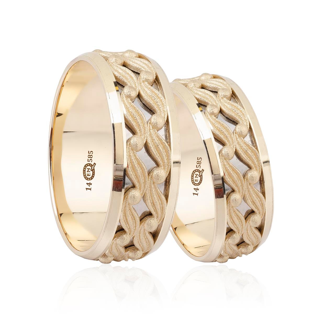 14 Ayar Döküm Kadın Alyans - DKM0761