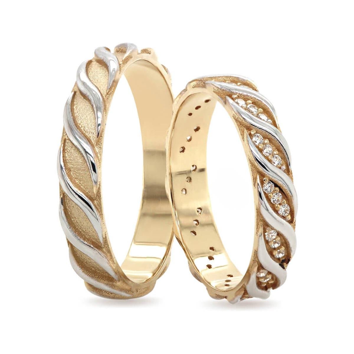 14 Ayar Elişi Erkek Alyans - DKM0720