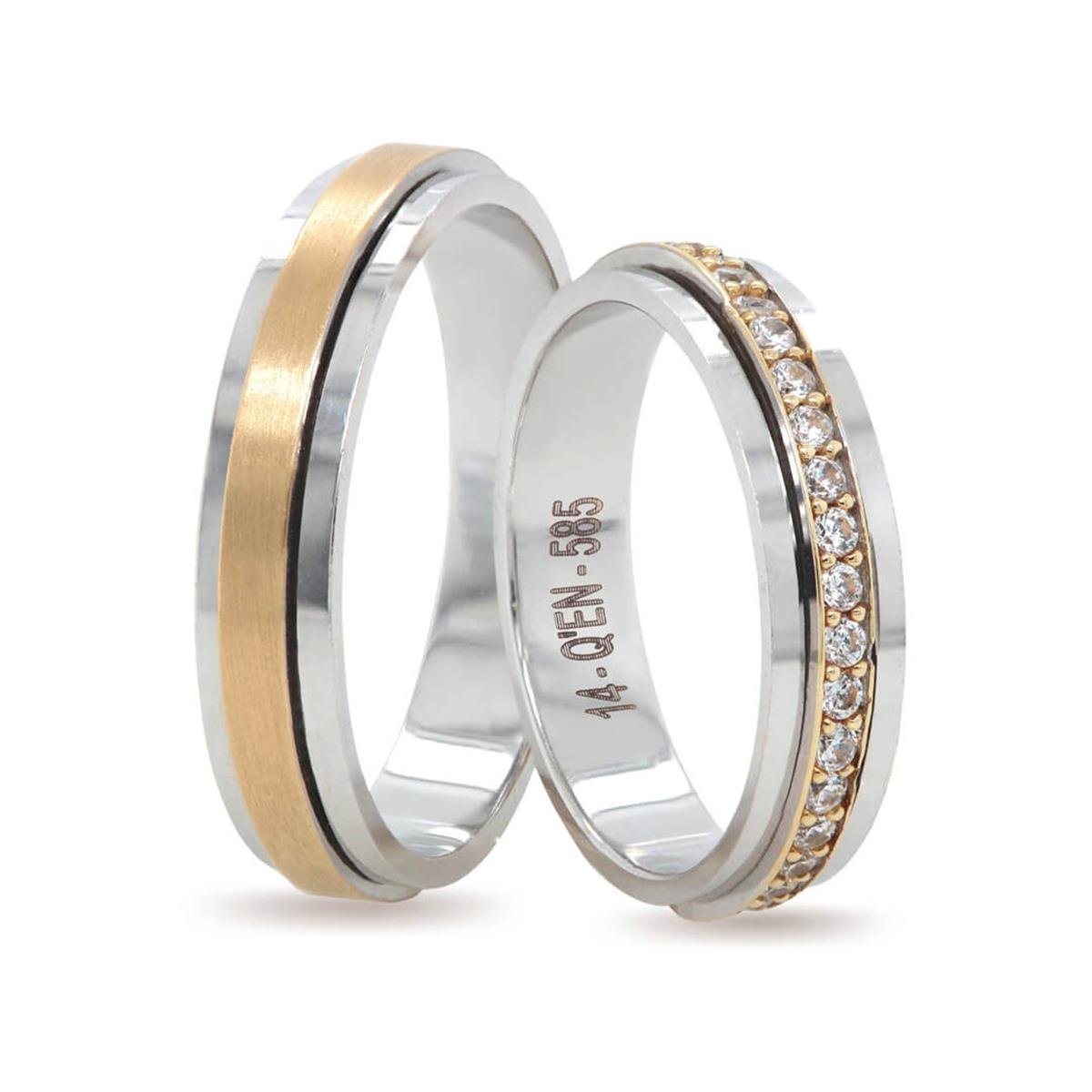 14 Ayar Elişi Erkek Alyans - EL00390