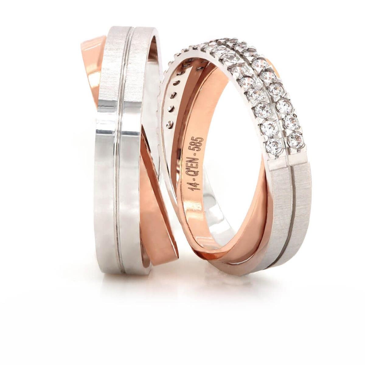 14 Ayar Elişi Erkek Alyans - EL00398