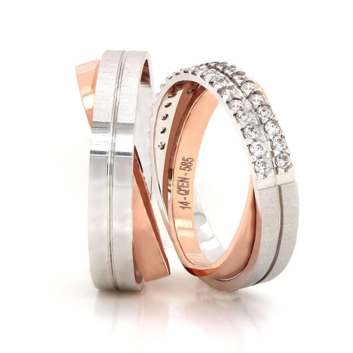 14 Ayar Elişi Erkek Alyans - EL00398