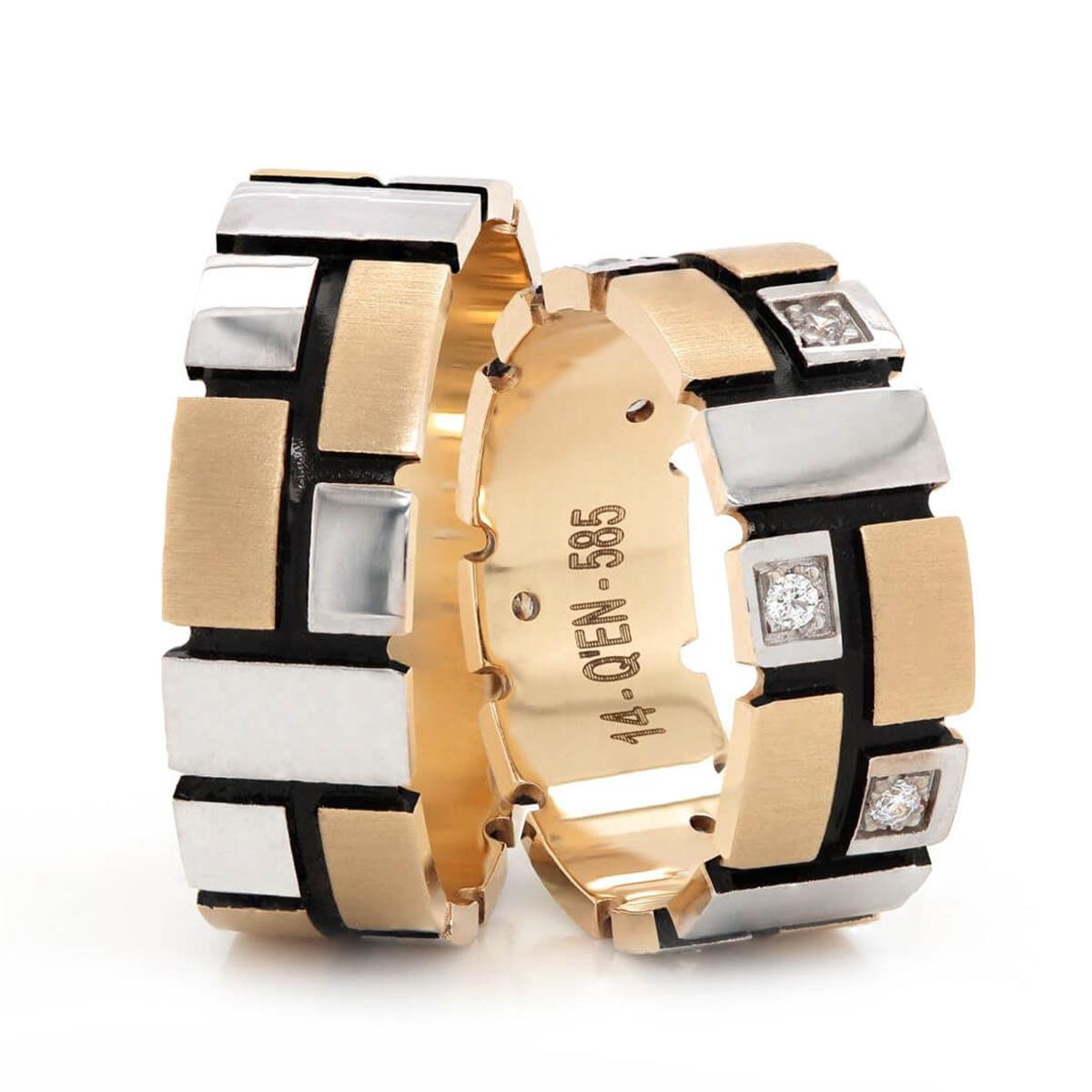 14 Ayar Elişi Erkek Alyans - EL01312