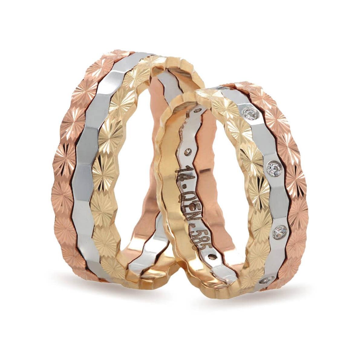 14 Ayar Elişi Erkek Alyans - EL01402