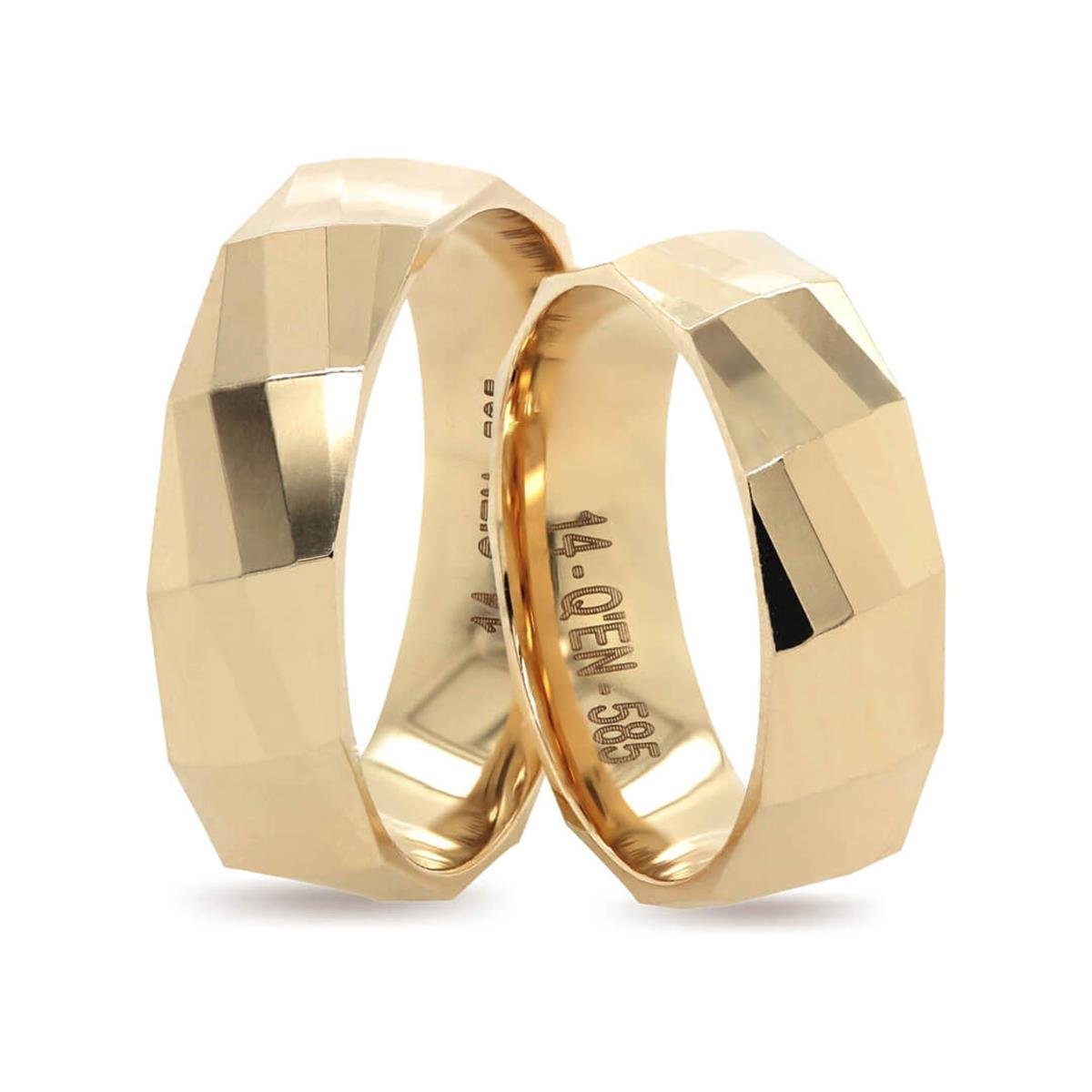 14 Ayar Elişi Erkek Alyans - EL01446