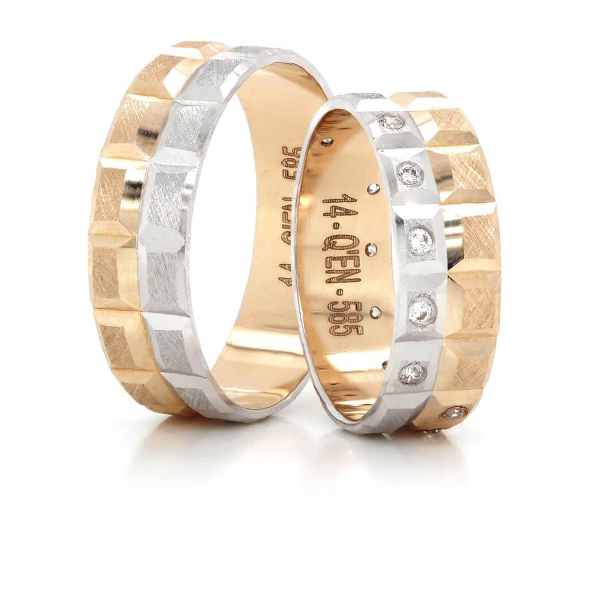 14 Ayar Elişi Erkek Alyans - EL01484