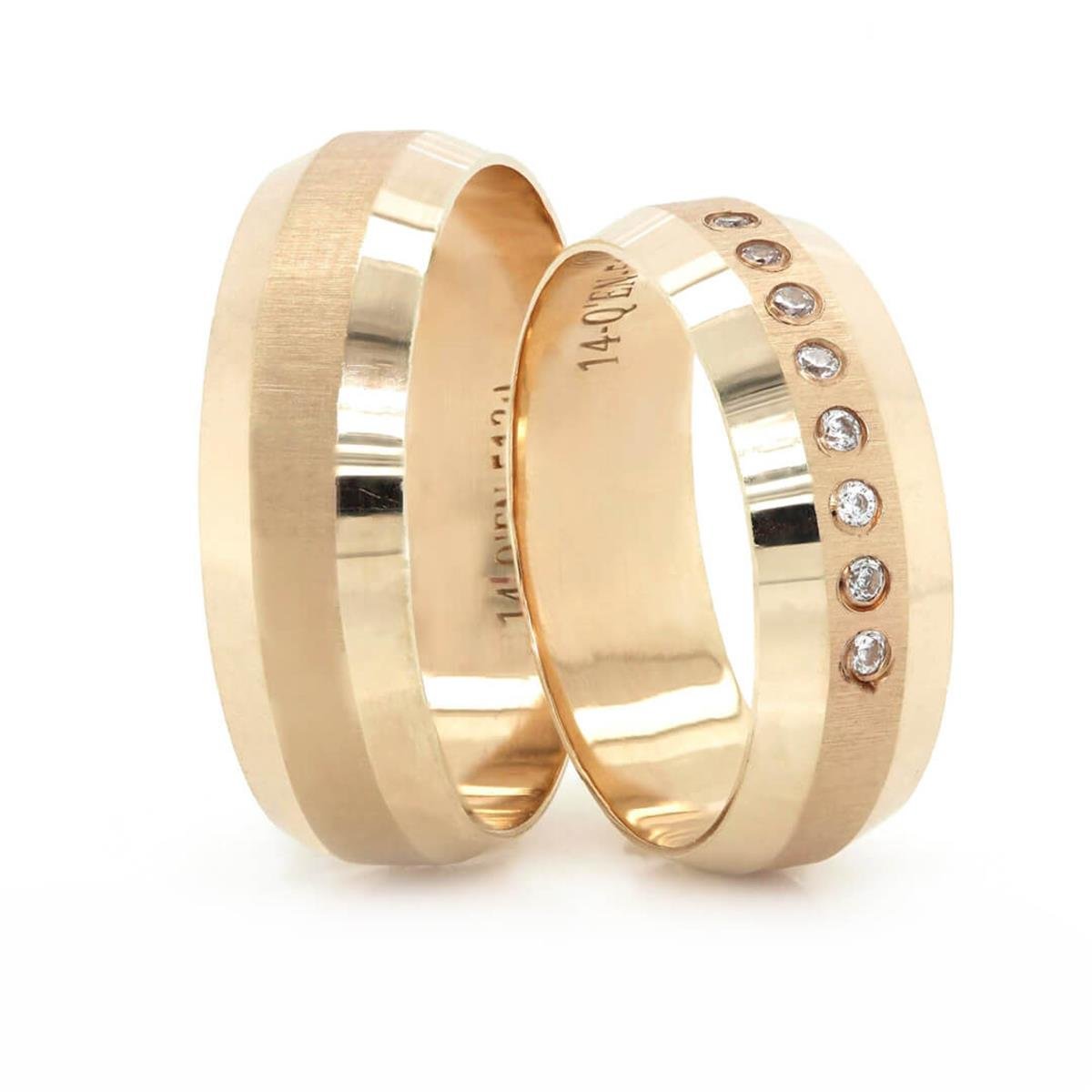 14 Ayar Elişi Erkek Alyans - EL01714