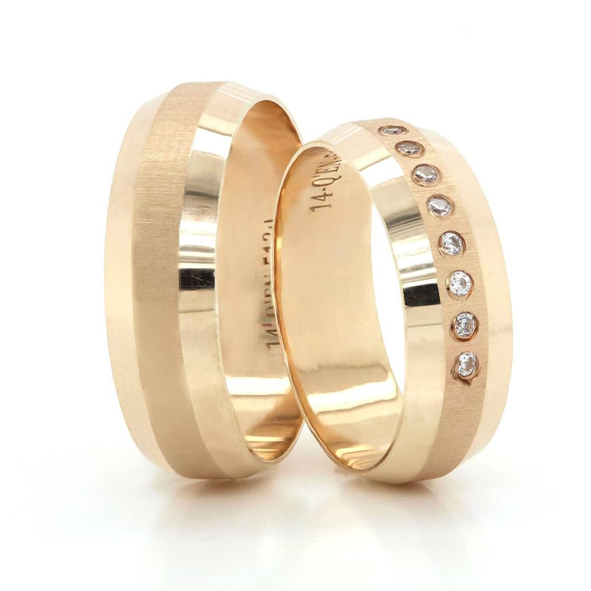 14 Ayar Elişi Erkek Alyans - EL01714