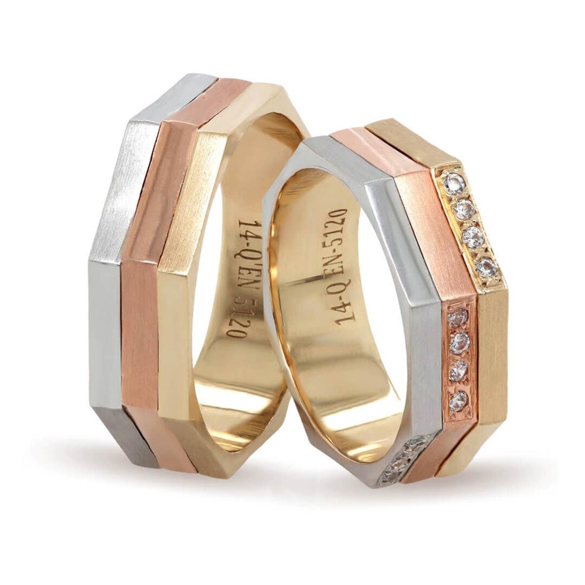 14 Ayar Elişi Erkek Alyans - EL01728