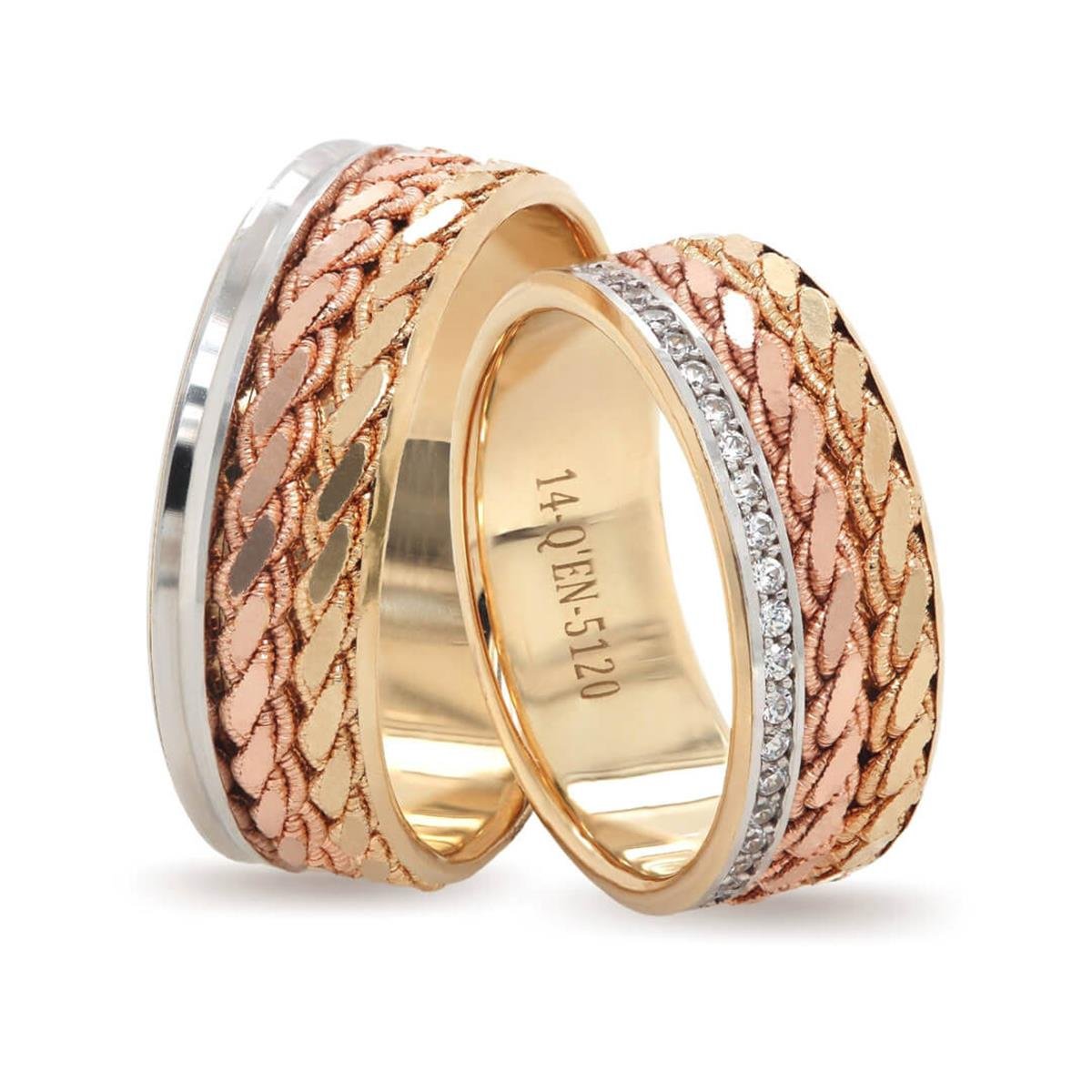 14 Ayar Elişi Erkek Alyans - EL01742