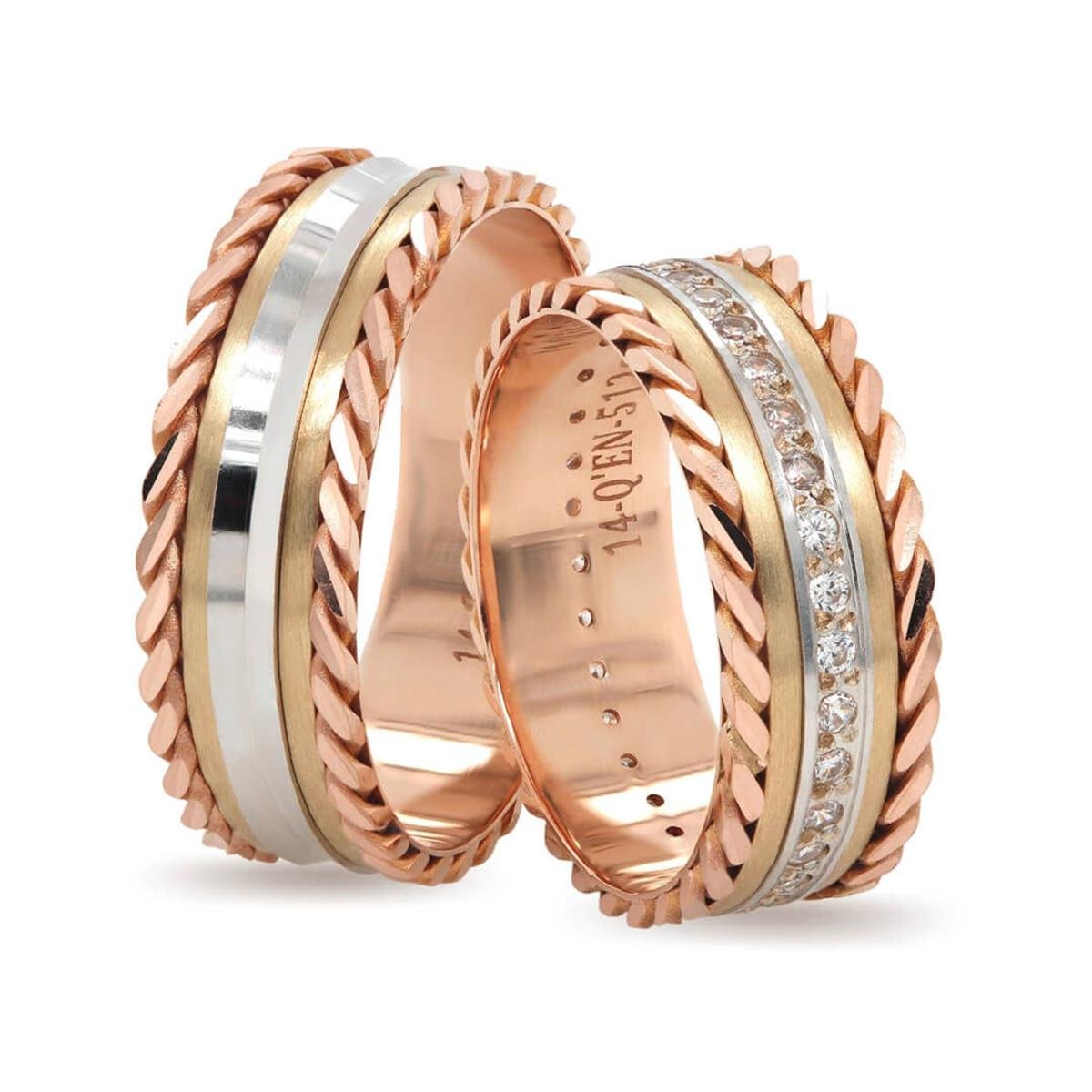 14 Ayar Elişi Erkek Alyans - EL01746