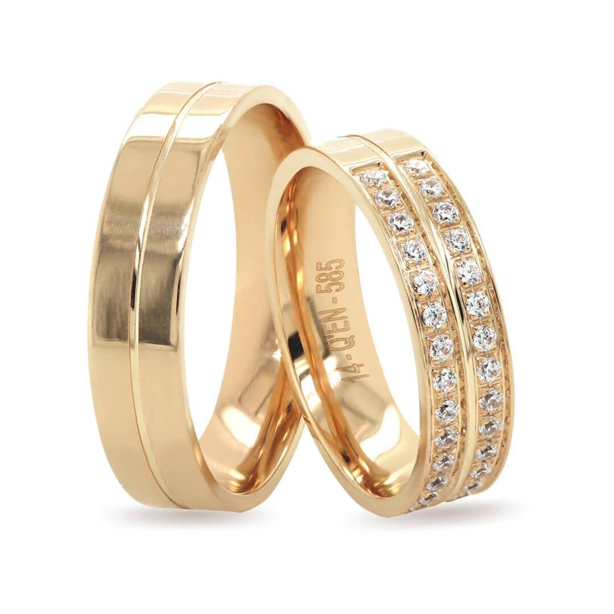 14 Ayar Elişi Erkek Alyans - EL01864