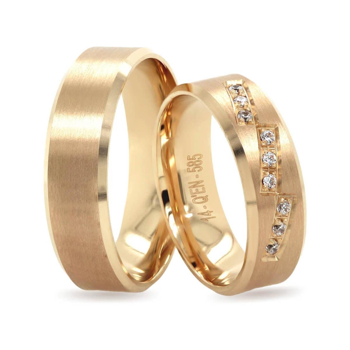 14 Ayar Elişi Erkek Alyans - EL01866