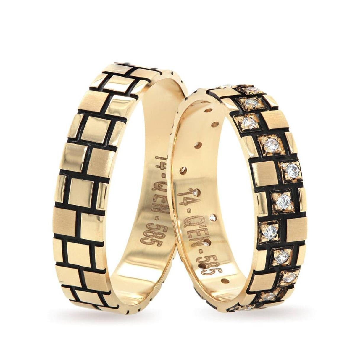 14 Ayar Elişi Kadın Alyans - EL01457