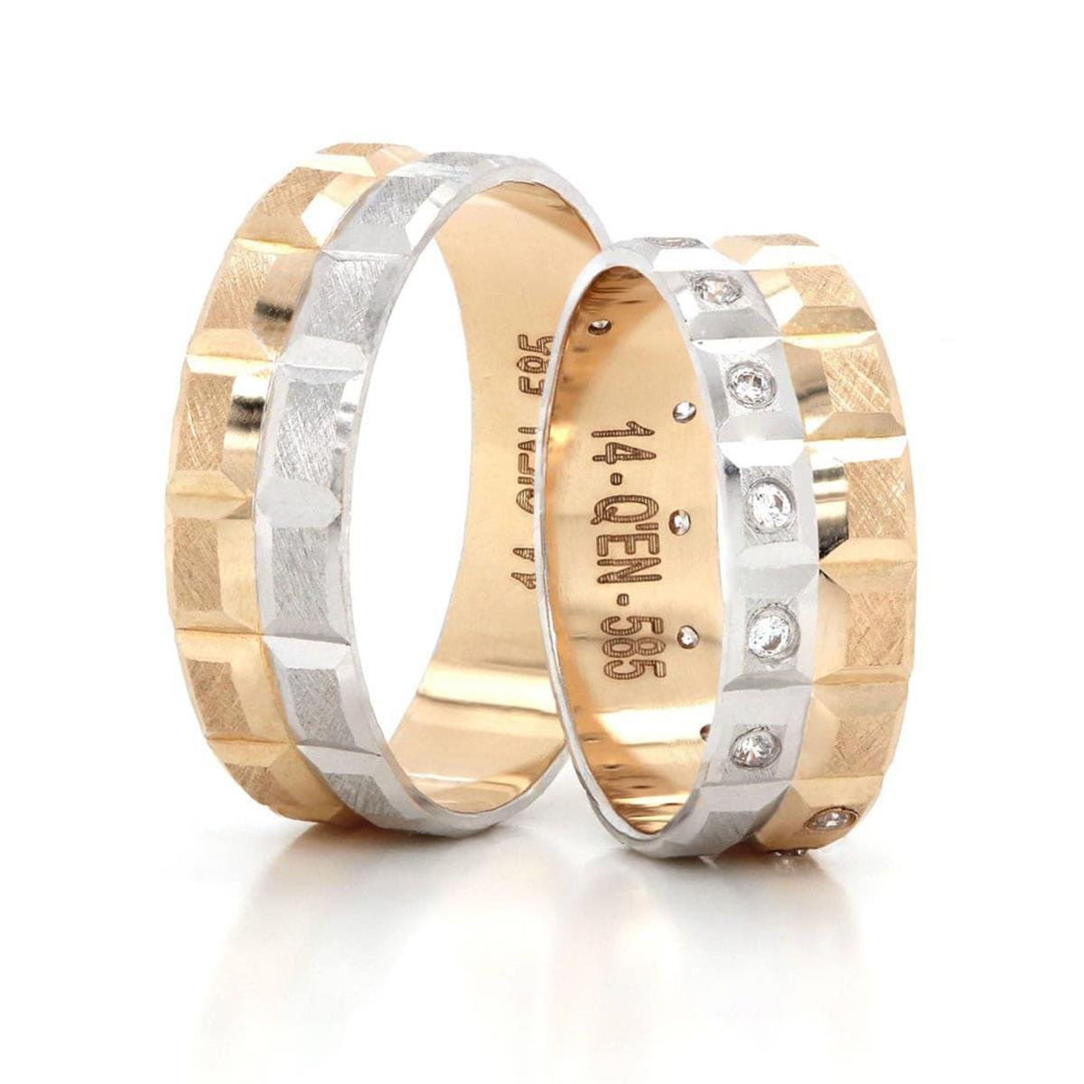 14 Ayar Elişi Kadın Alyans - EL01483