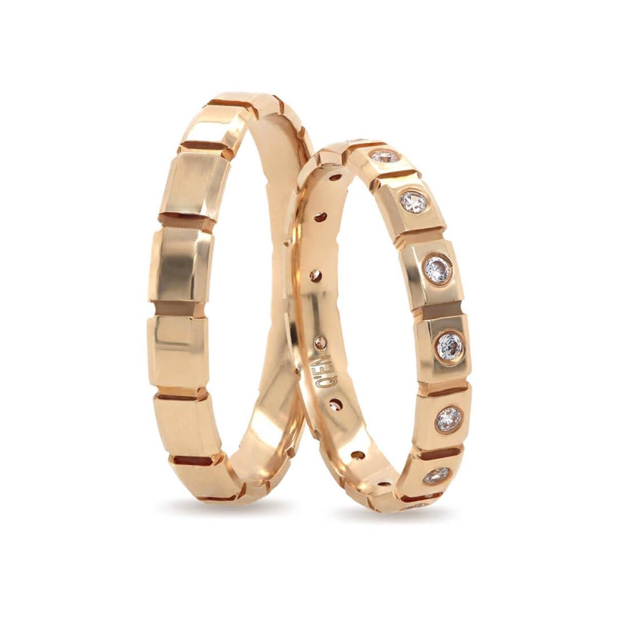 14 Ayar Elişi Kadın Alyans - EL01596