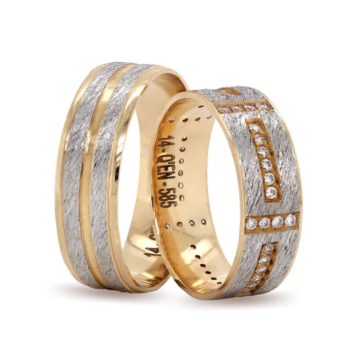 14 Ayar Elişi Kadın Alyans - EL01614