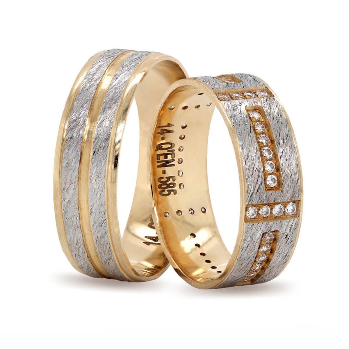 14 Ayar Elişi Kadın Alyans - EL01614