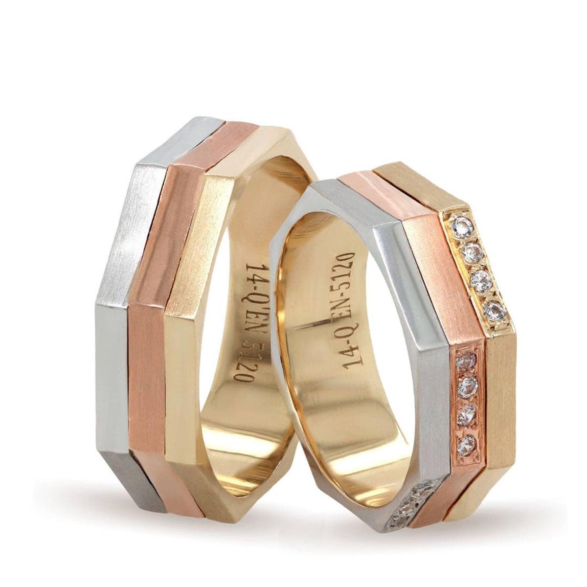 14 Ayar Elişi Kadın Alyans - EL01727