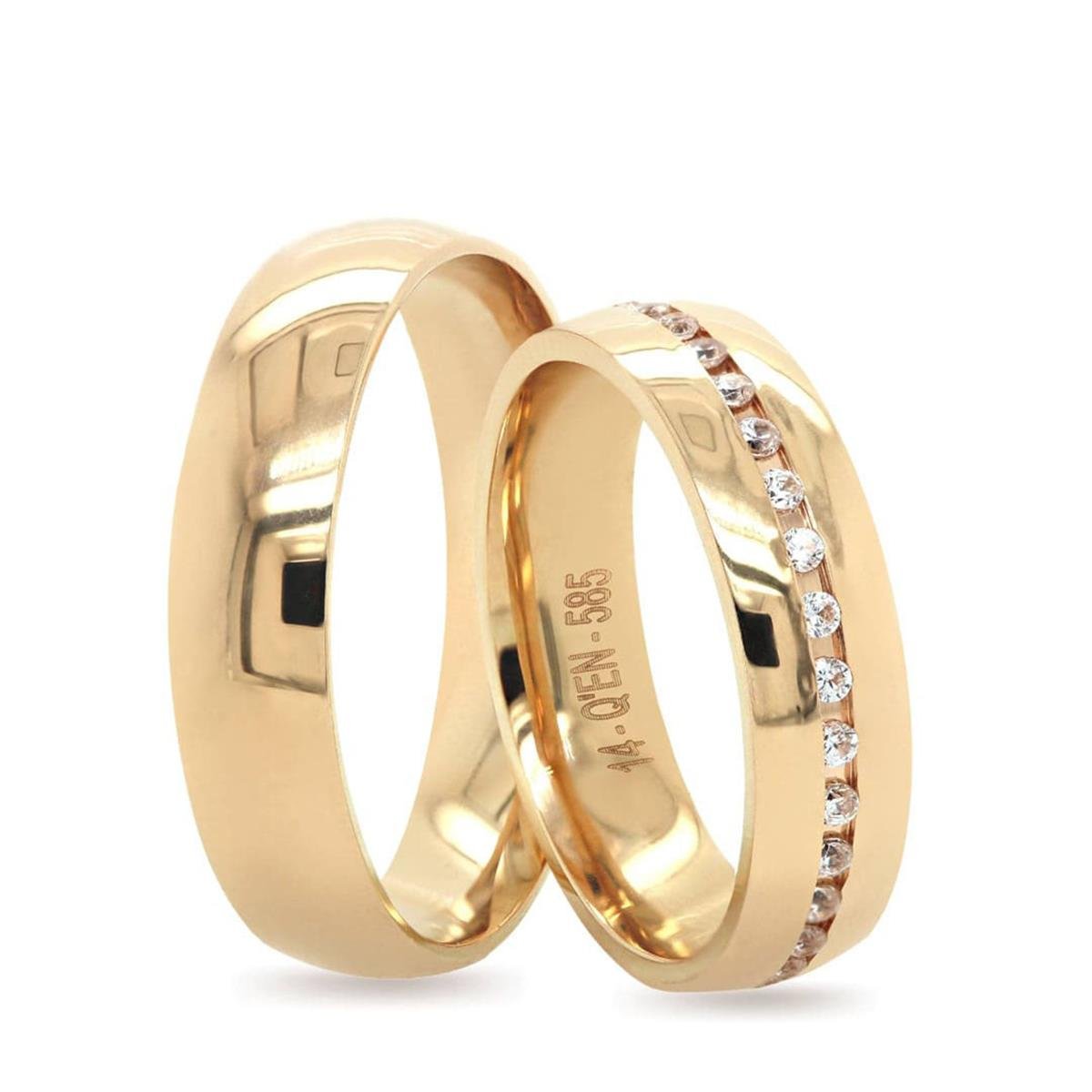 14 Ayar Elişi Kadın Alyans - EL01847