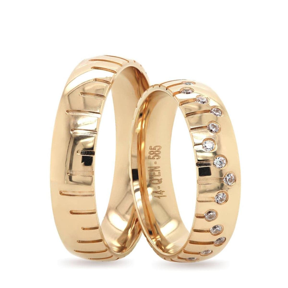 14 Ayar Elişi Kadın Alyans - EL01855