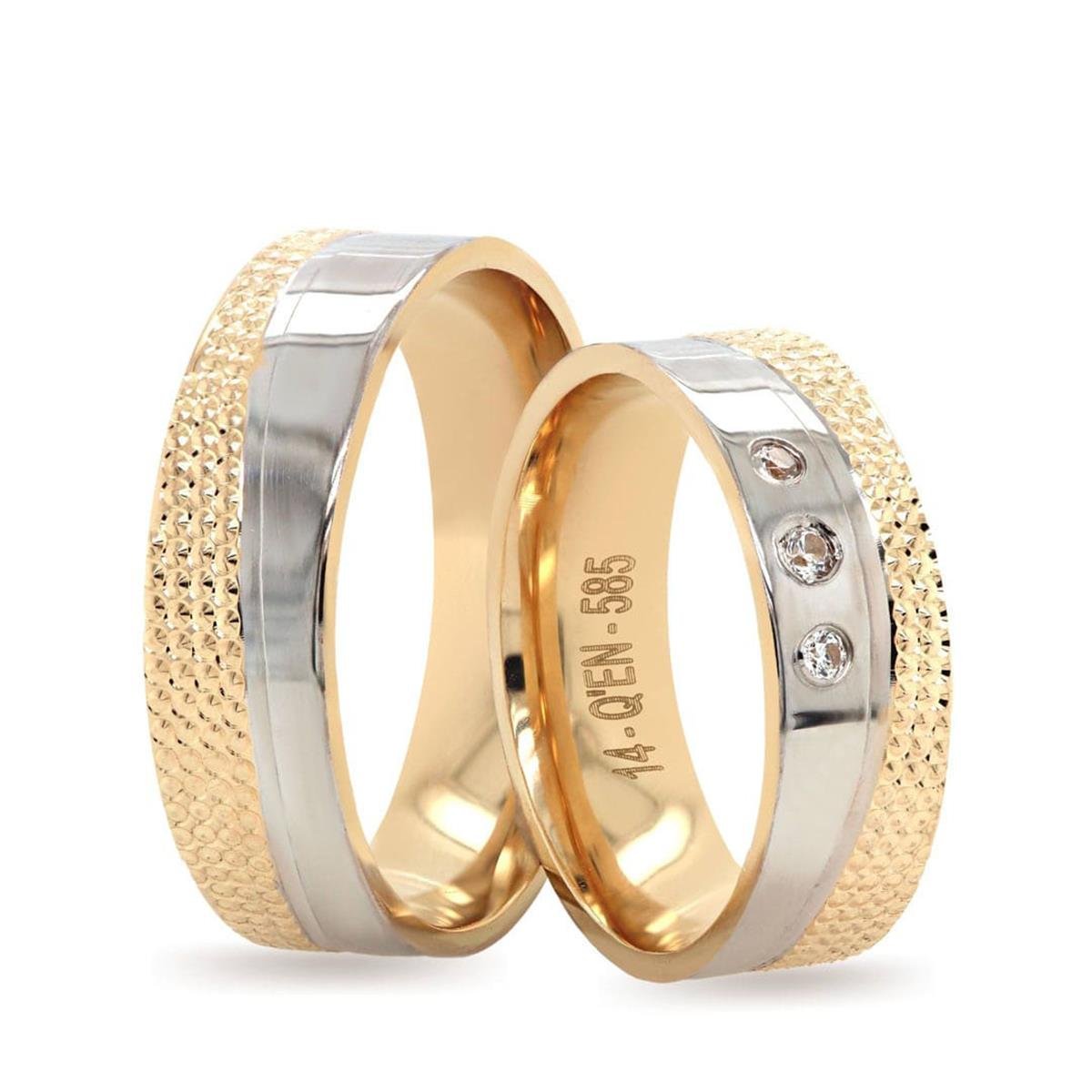 14 Ayar Elişi Kadın Alyans - EL01873