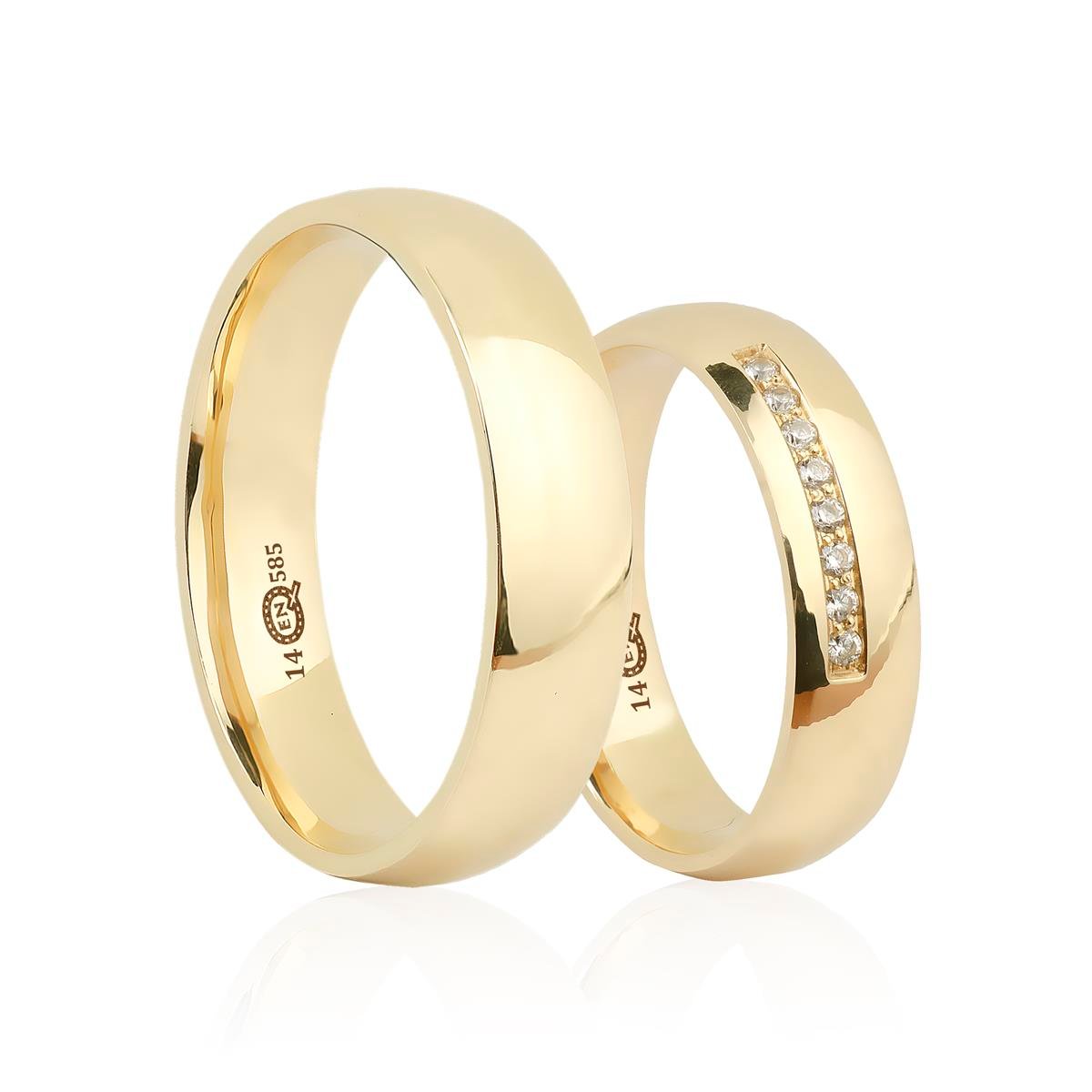 14 Ayar Elişi Kadın Alyans - EL01913